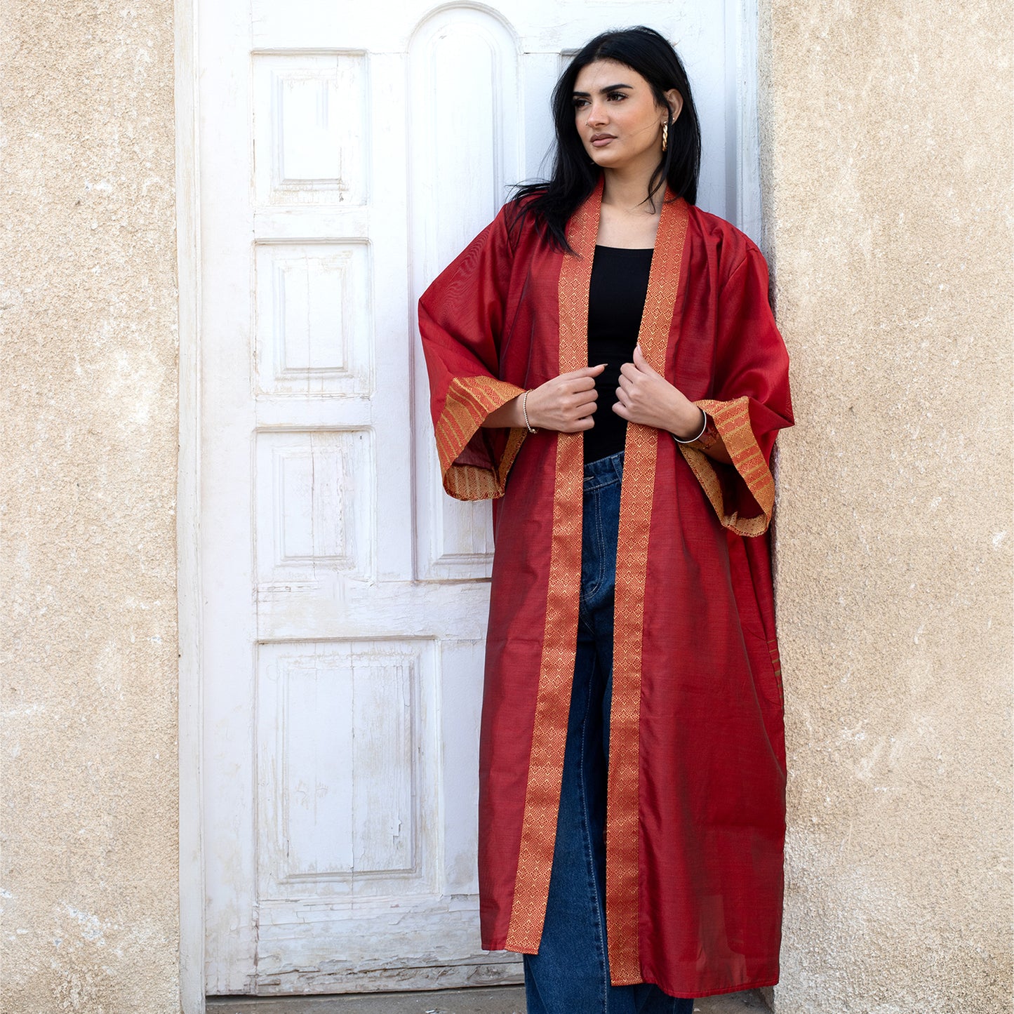 Reya Kimono - Fuchsia