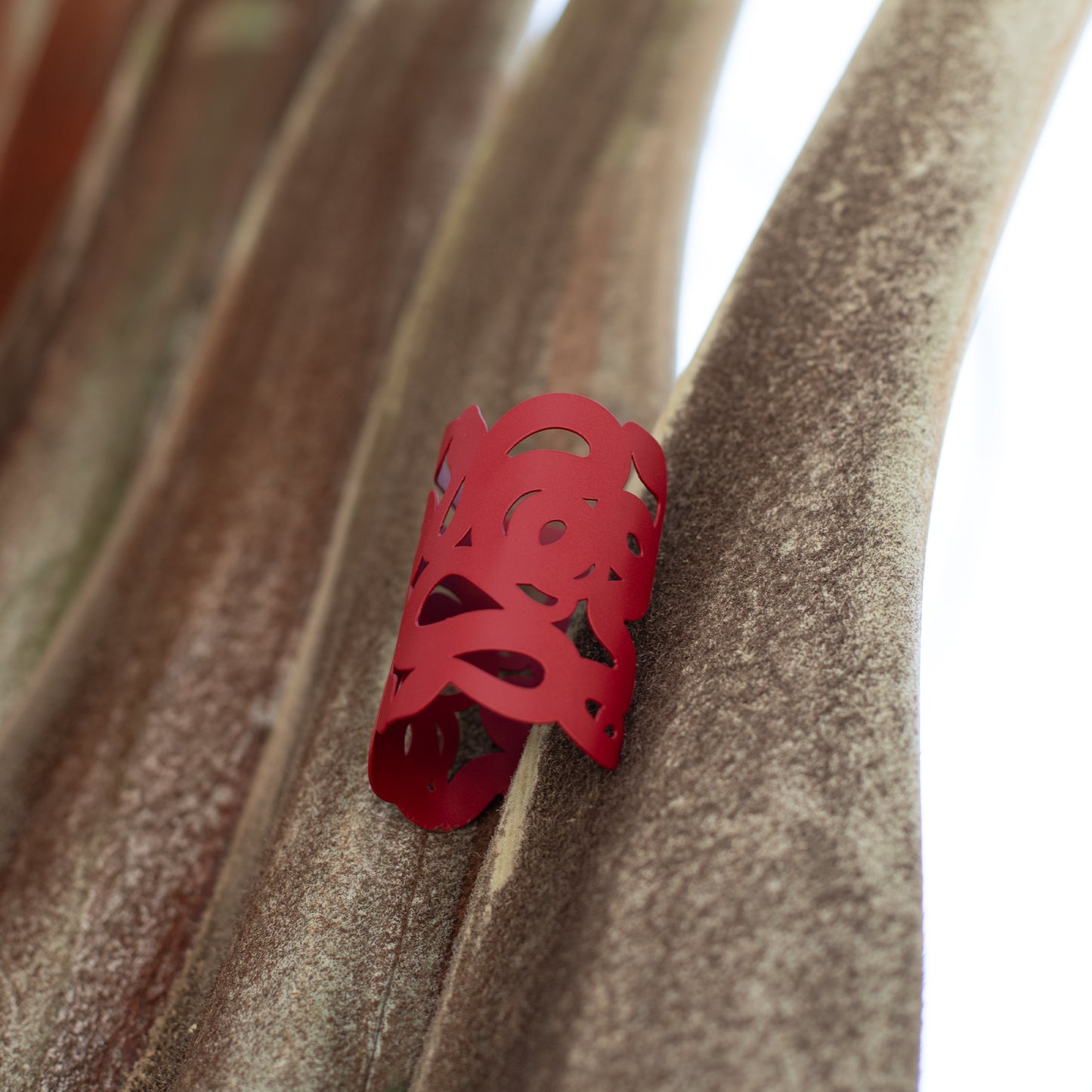 Snake Cuff, Ruby