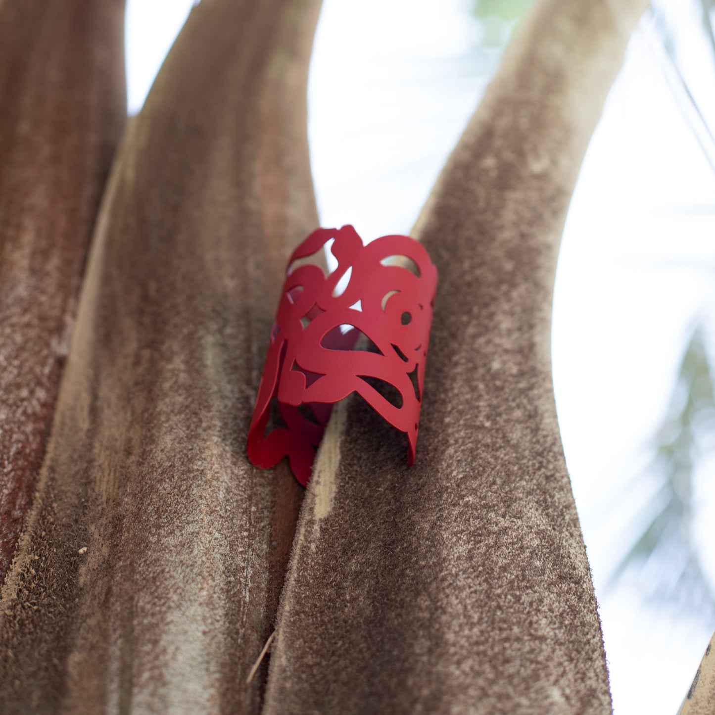 Snake Cuff, Ruby