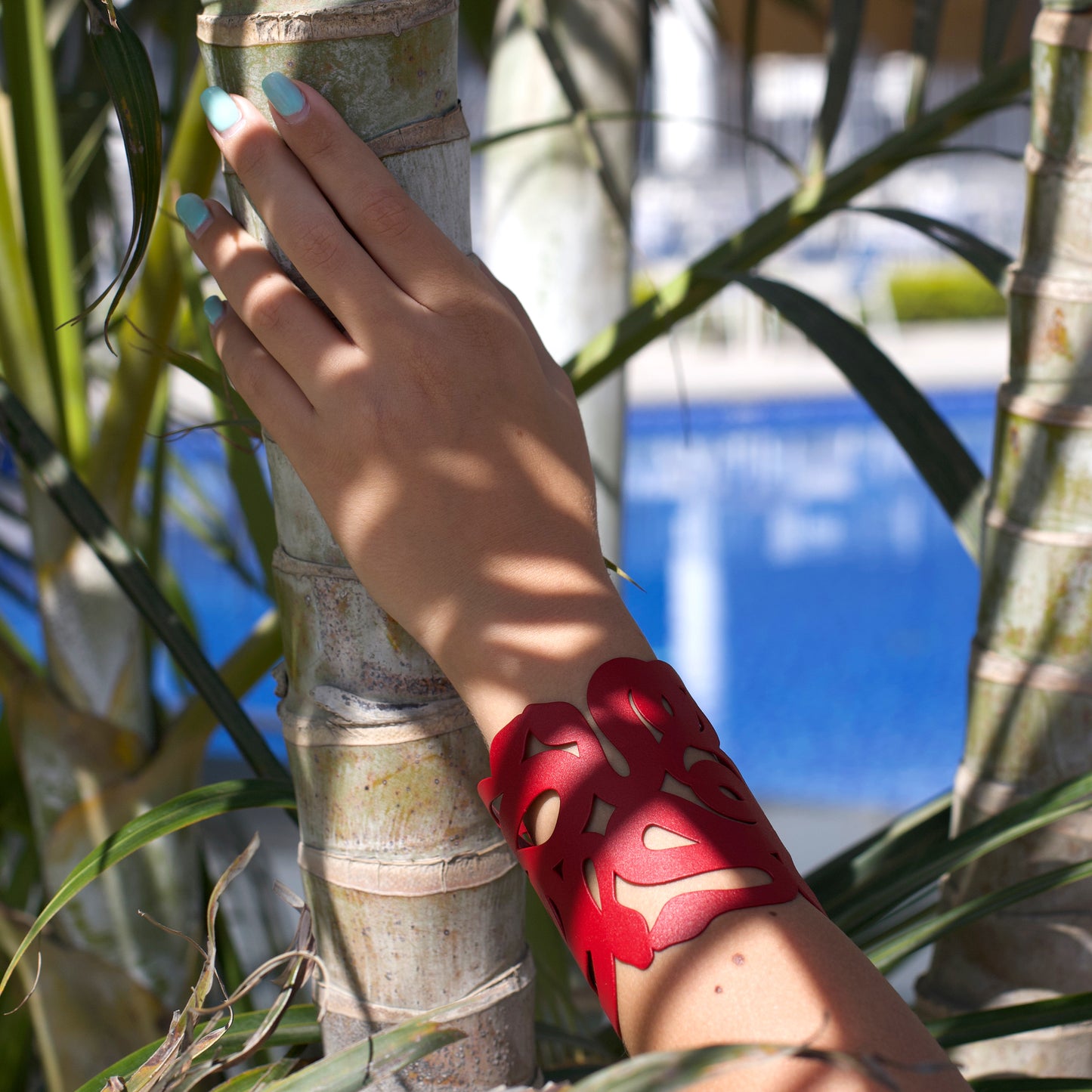 Snake Cuff, Ruby