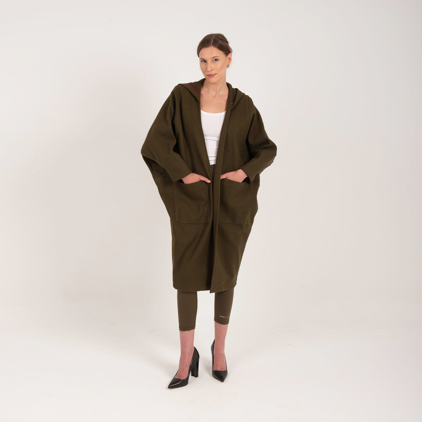 Wool Coat, Olive