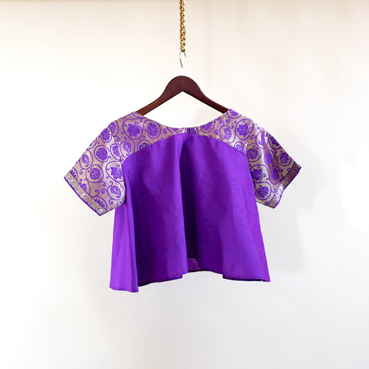 Lola Top - Purple and Gold