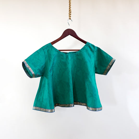 Lola Top - Peacock green