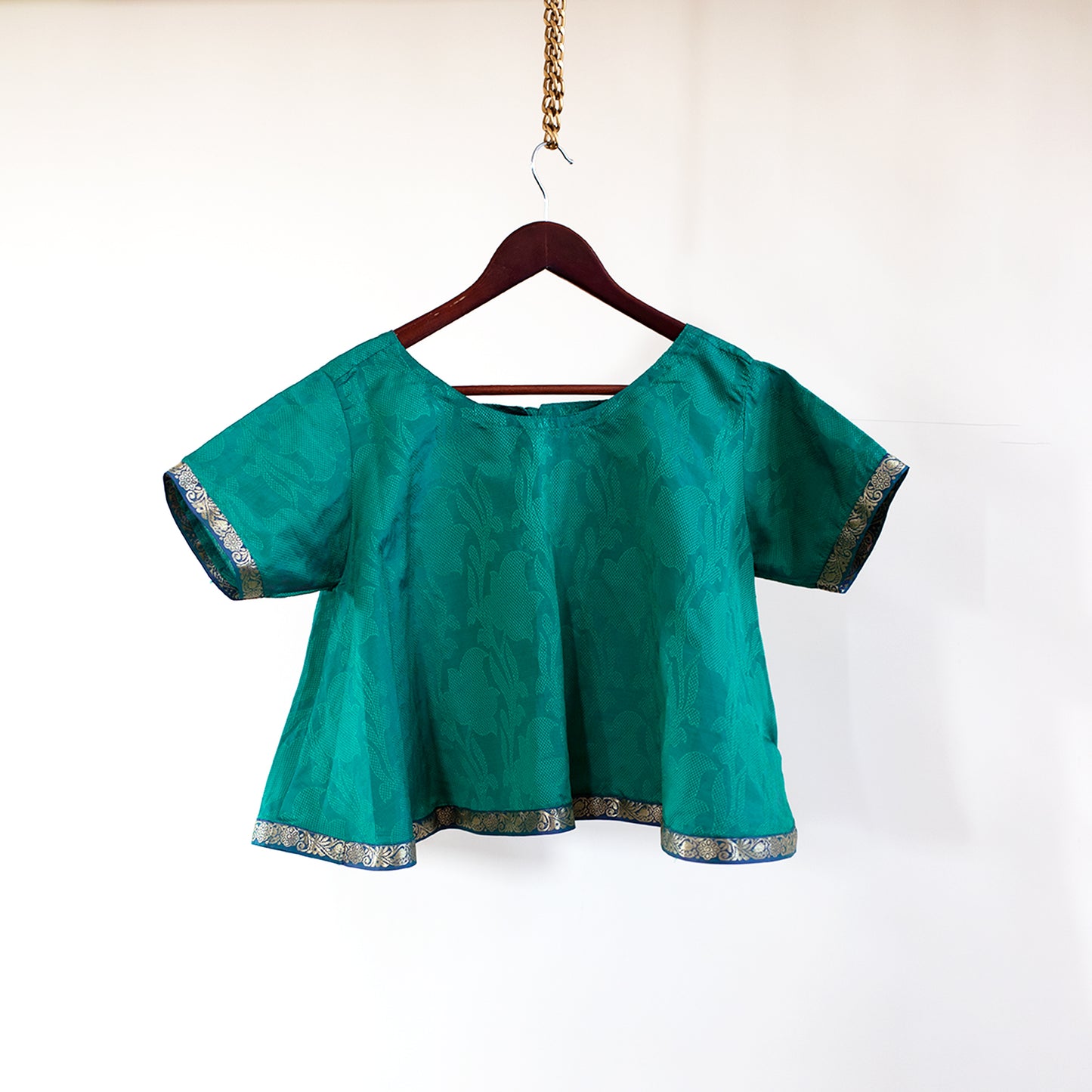 Lola Top - Peacock green