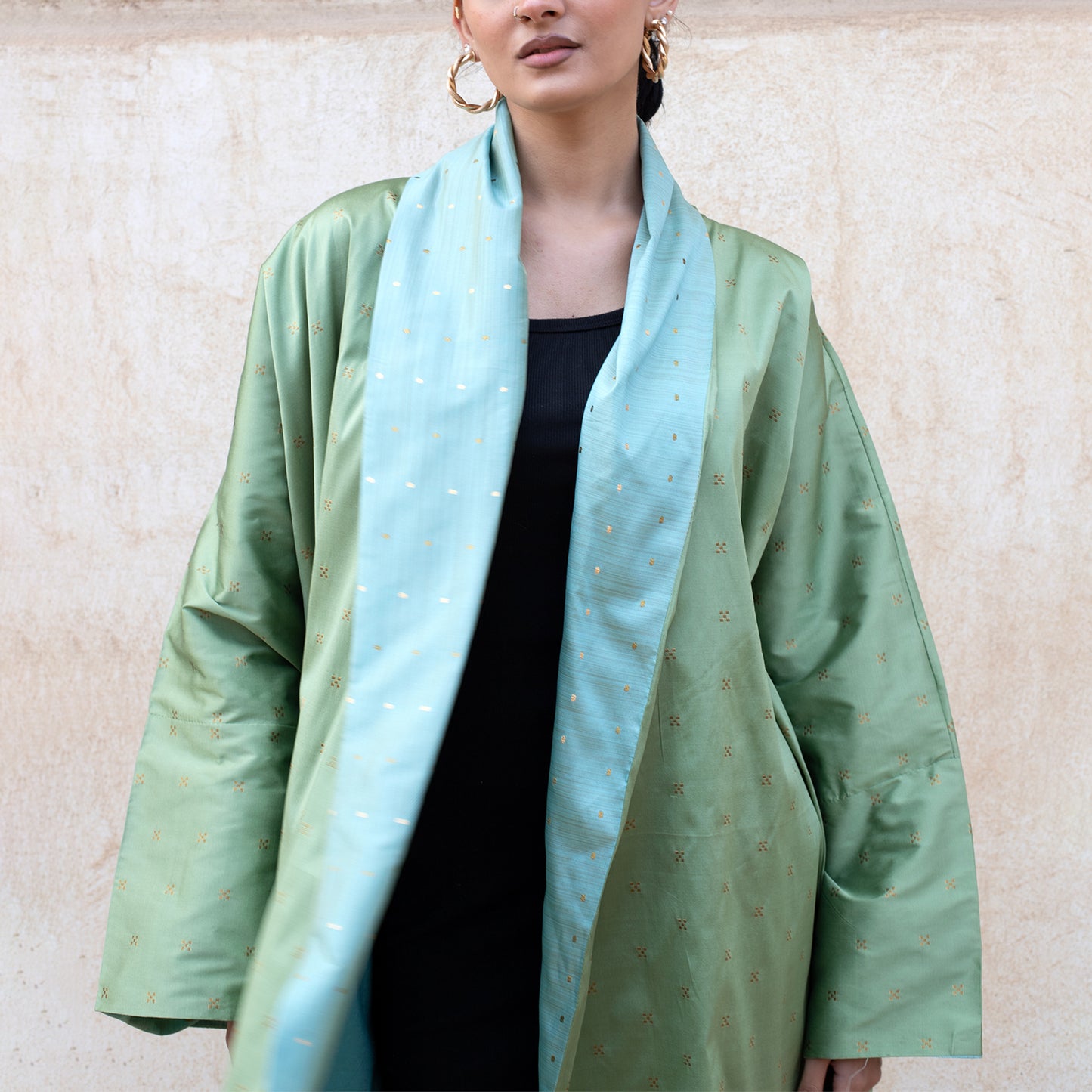 Amal Overcoat - Mint Green