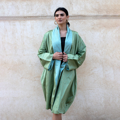 Amal Overcoat - Mint Green