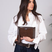 Mervat Clutch, Brown