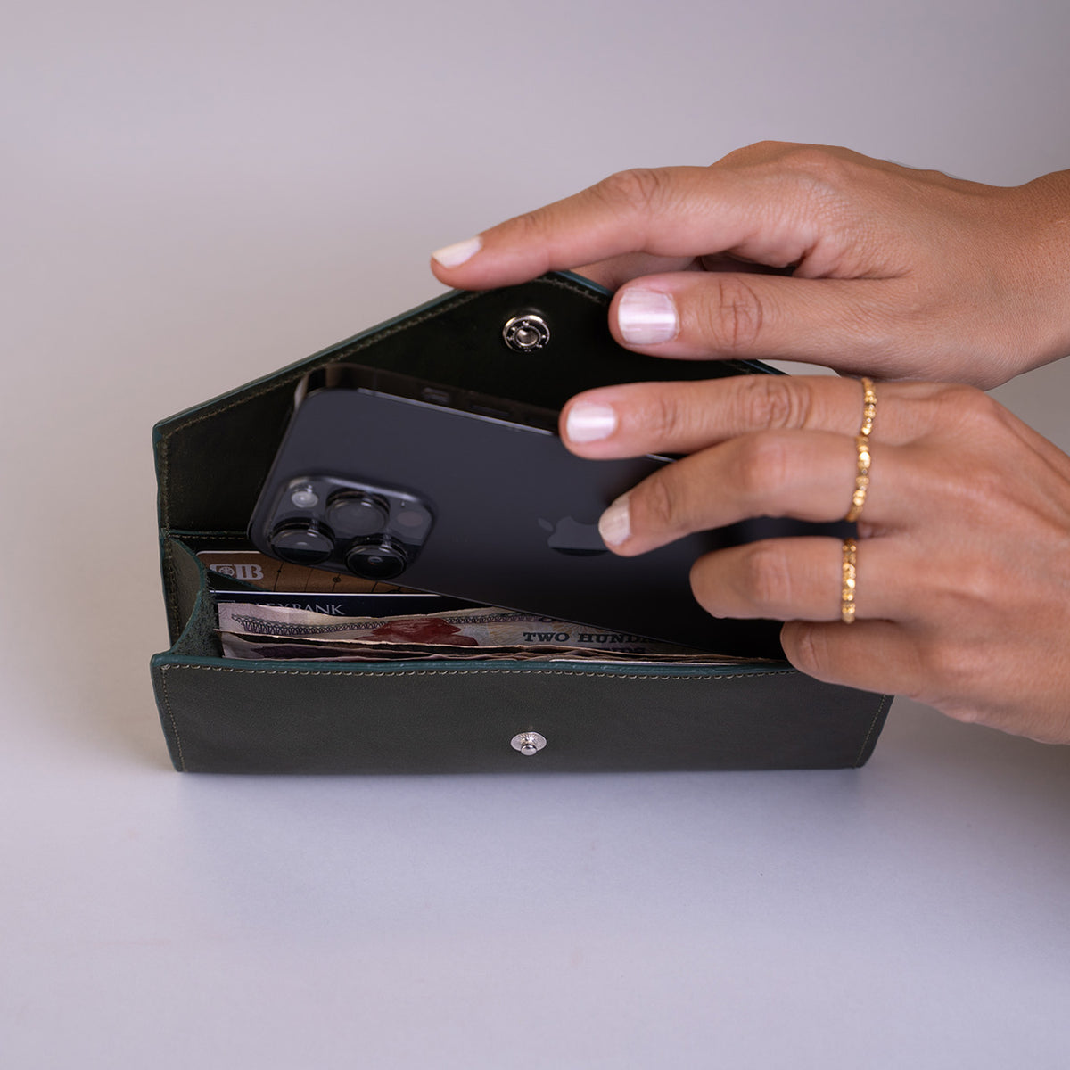 Green Snap Wallet