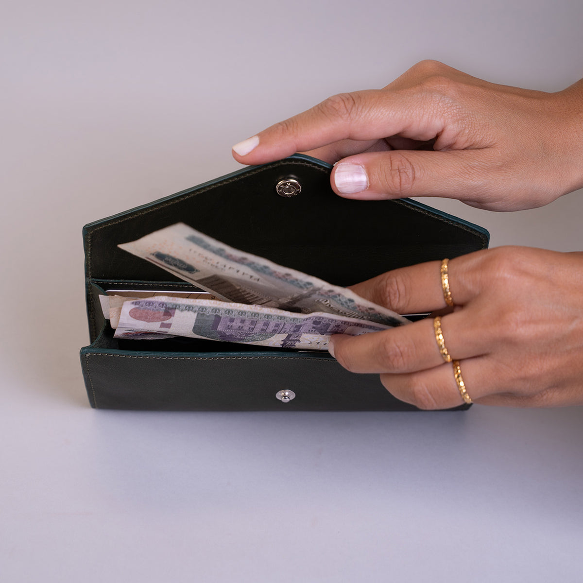 Green Snap Wallet