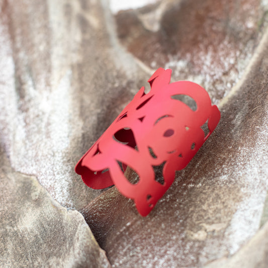 Snake Cuff, Ruby
