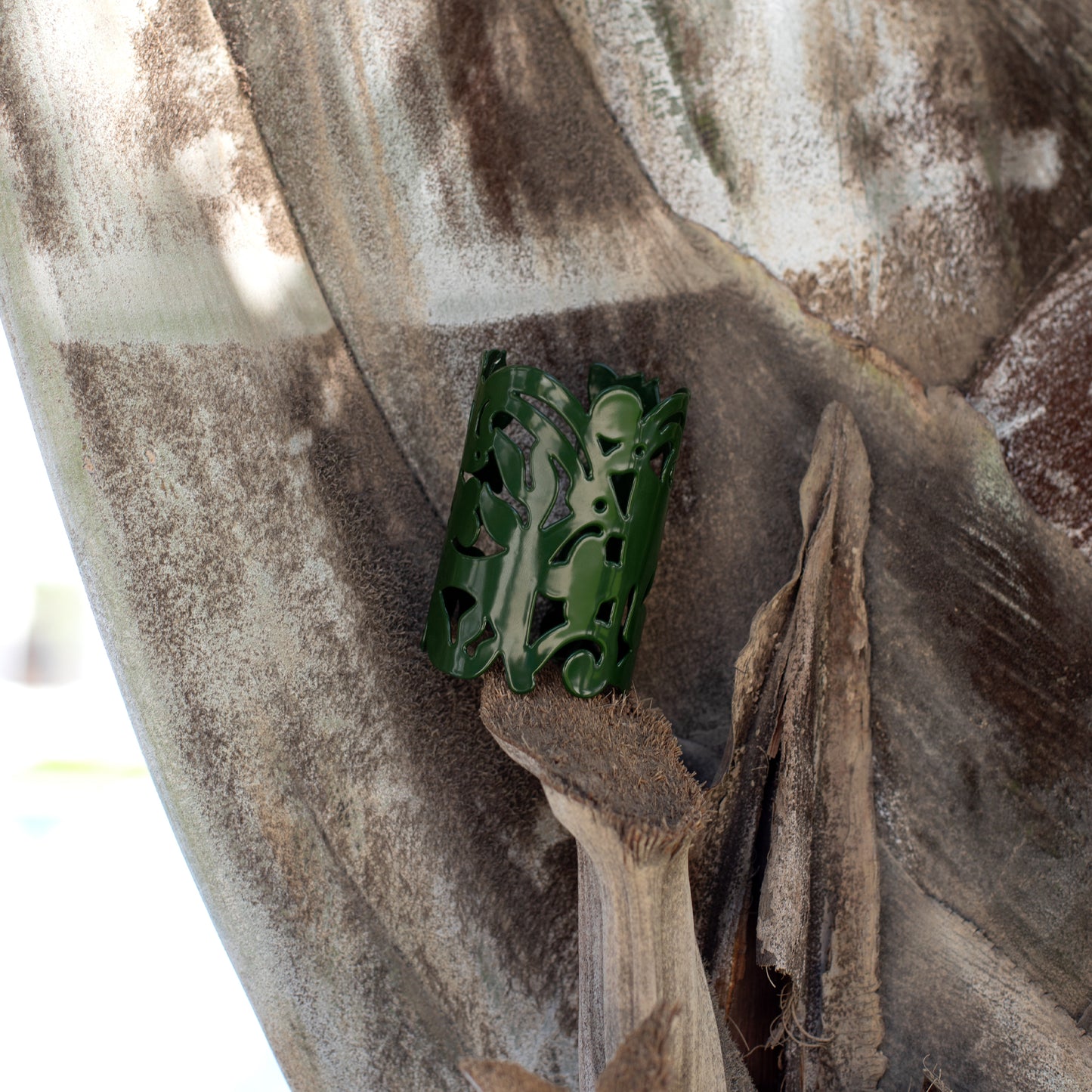 Fauna Cuff, Emerald