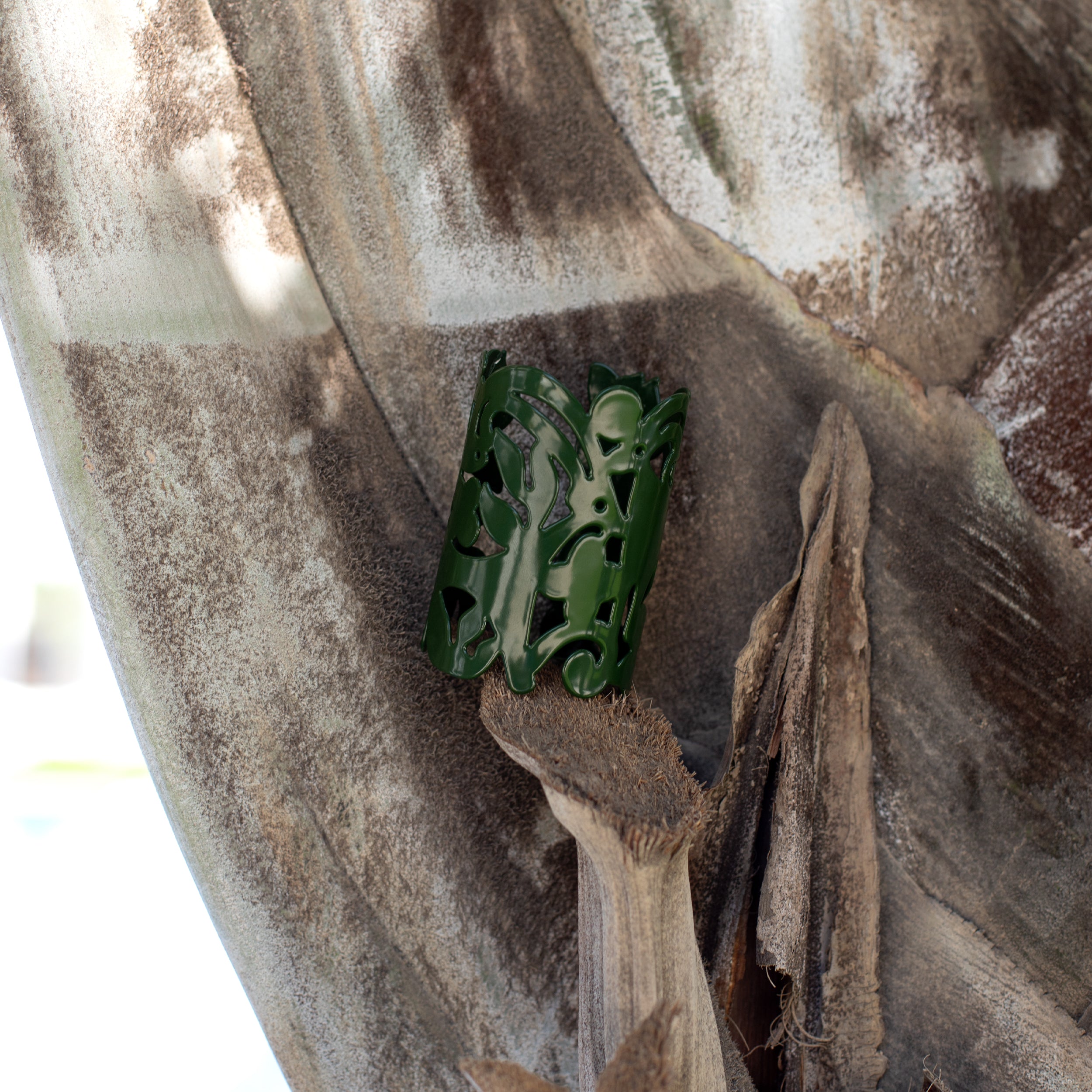 Fauna Cuff, Emerald