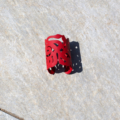 Snake Cuff, Ruby
