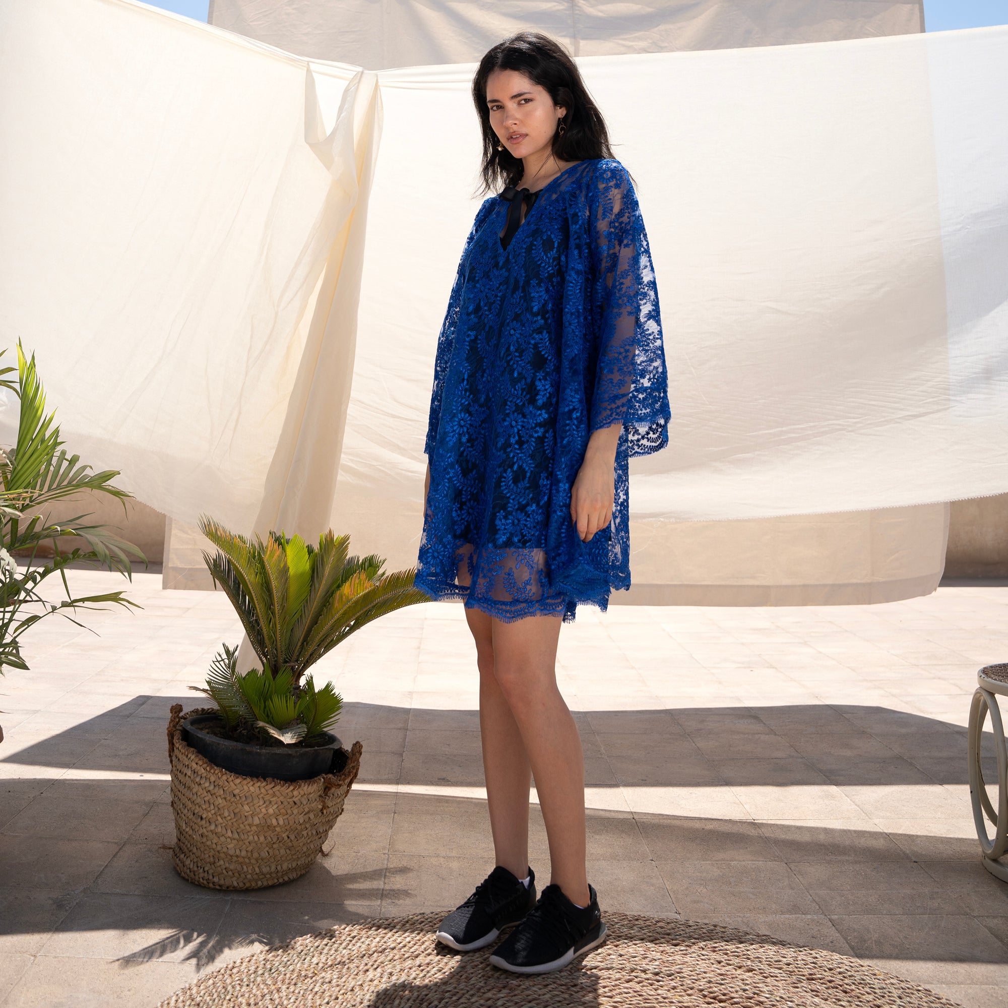 Erina Dress, Royal Blue - LABOGA