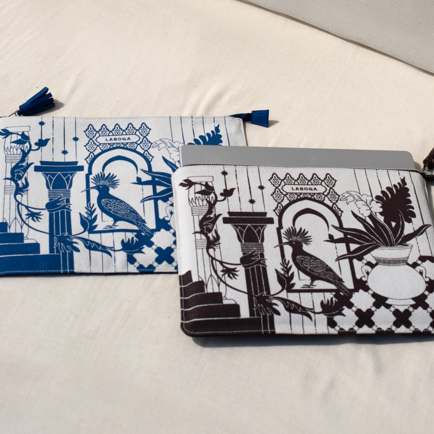 Huda Clutch, Majorelle Blue - LABOGA