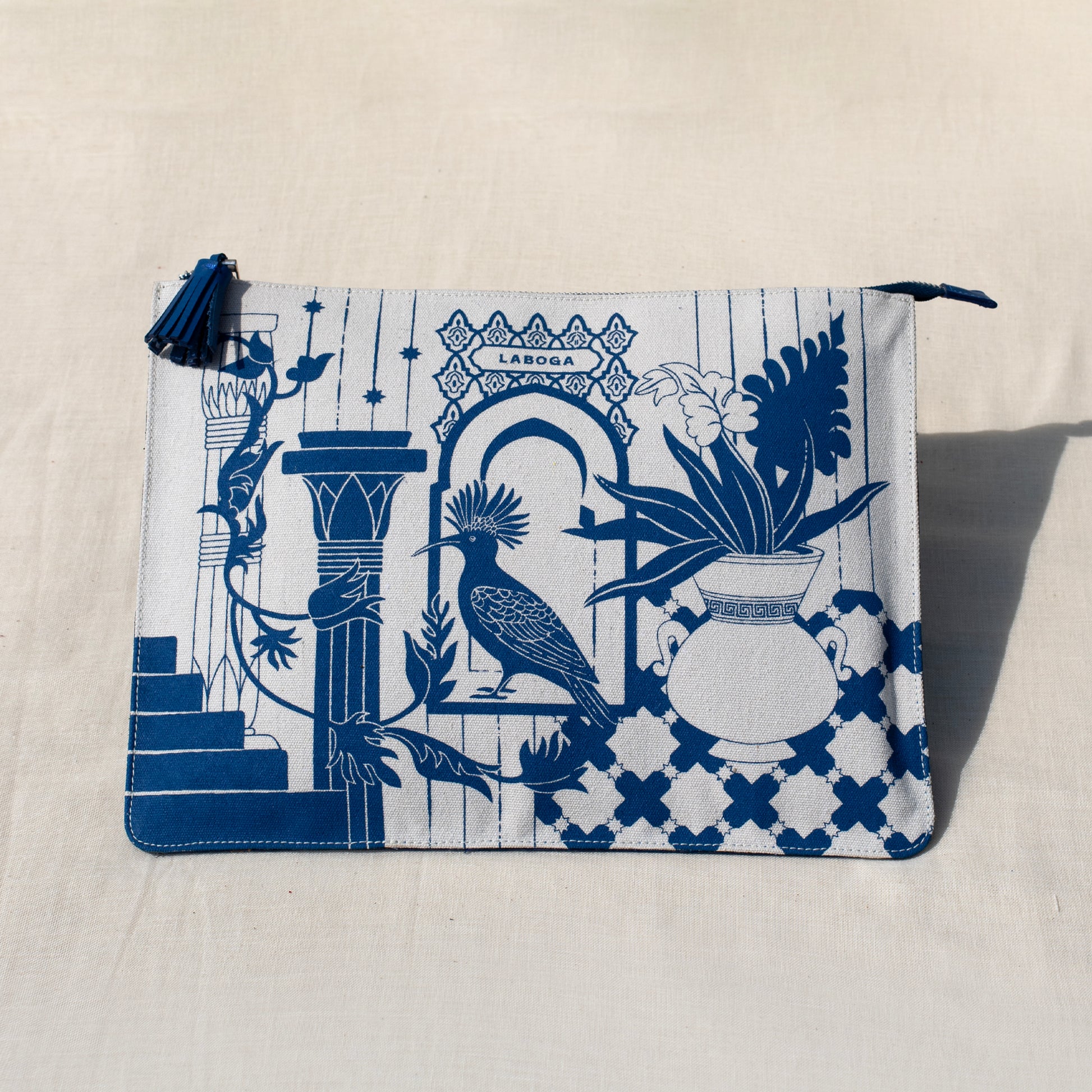 Huda Clutch, Majorelle Blue - LABOGA
