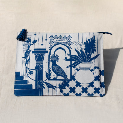 Huda Clutch, Majorelle Blue - LABOGA