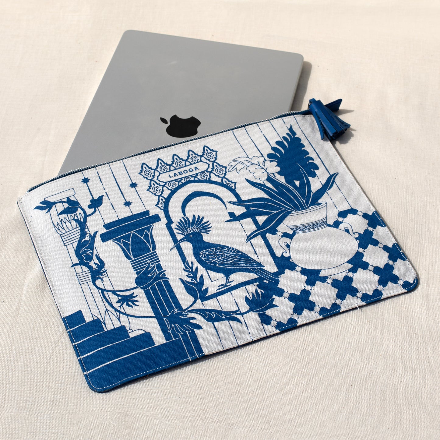 Huda Clutch, Majorelle Blue - LABOGA