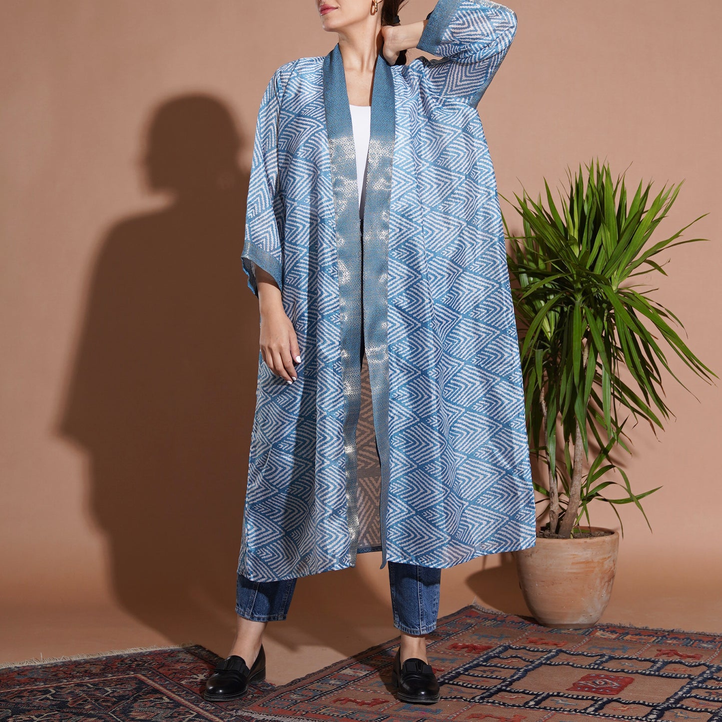 ZigZag Kimono - Blue