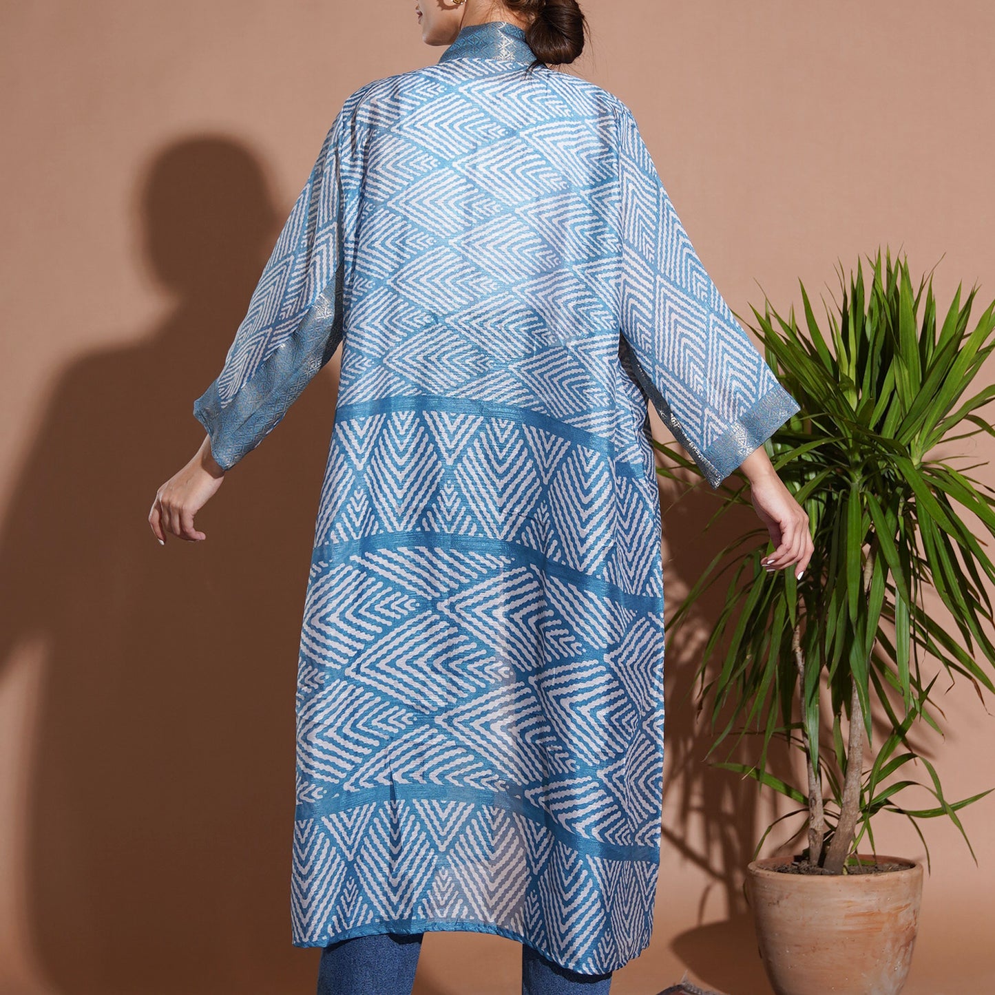 ZigZag Kimono - Blue