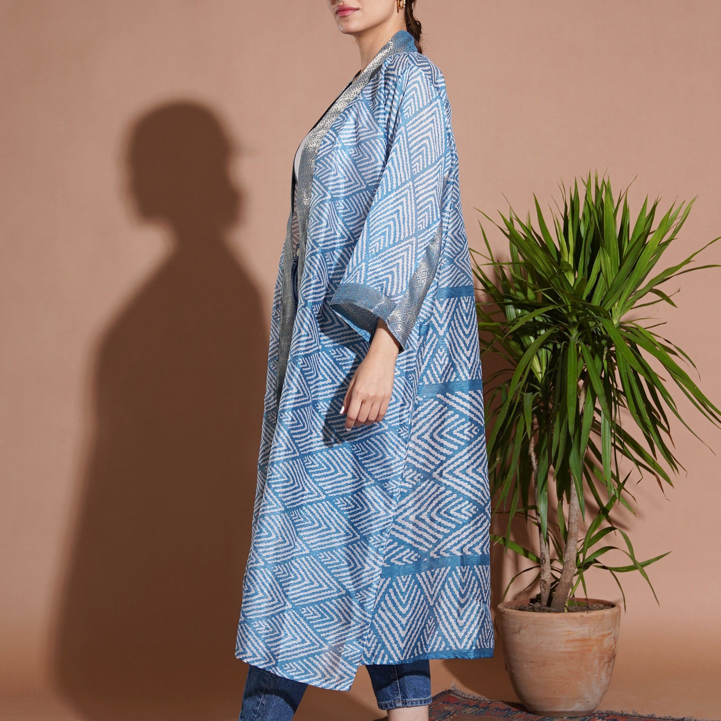 ZigZag Kimono - Blue