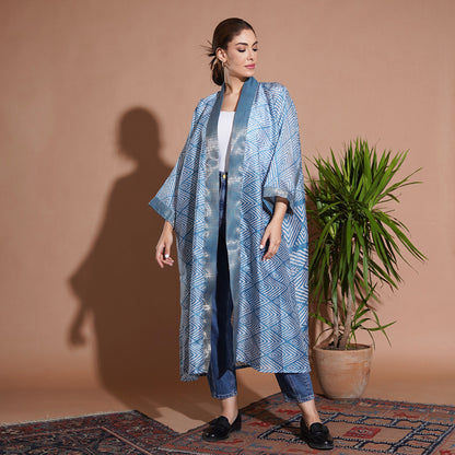 ZigZag Kimono - Blue