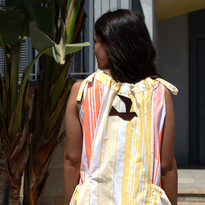 Laya Dress, Yellow and Orange