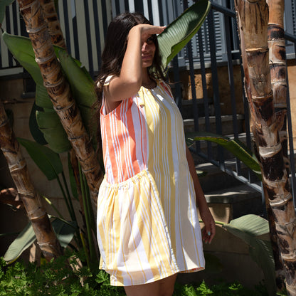 Laya Dress, Yellow and Orange