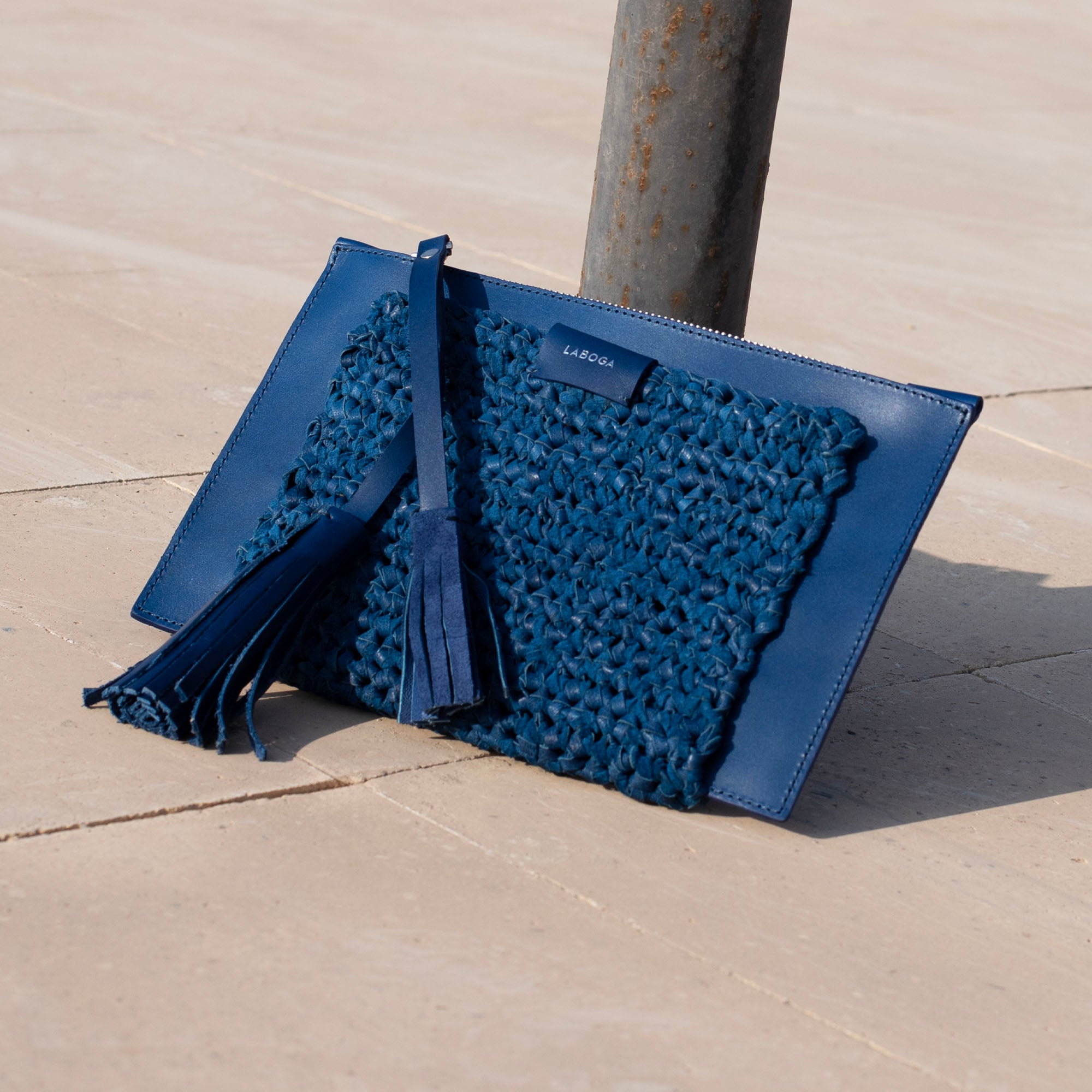 Mervat Clutch, True Blue - LABOGA