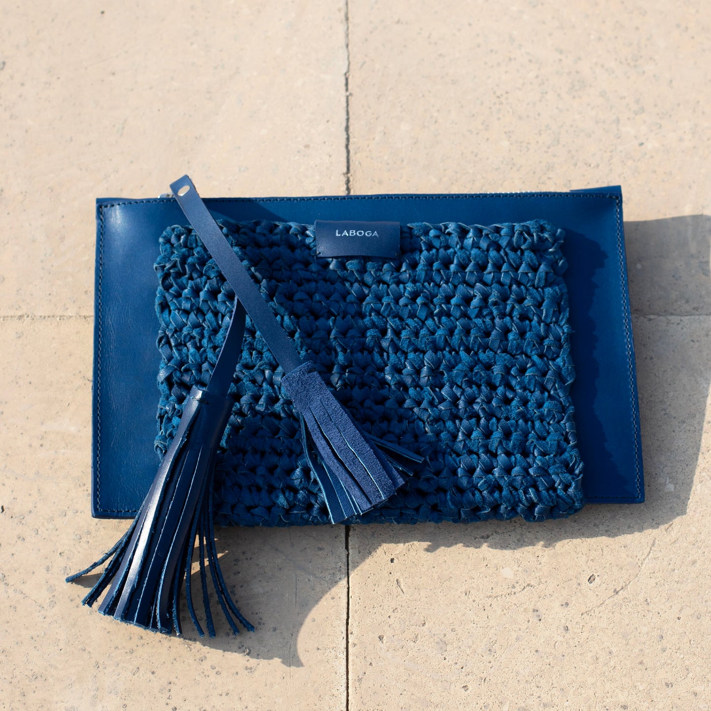 Mervat Clutch, True Blue - LABOGA