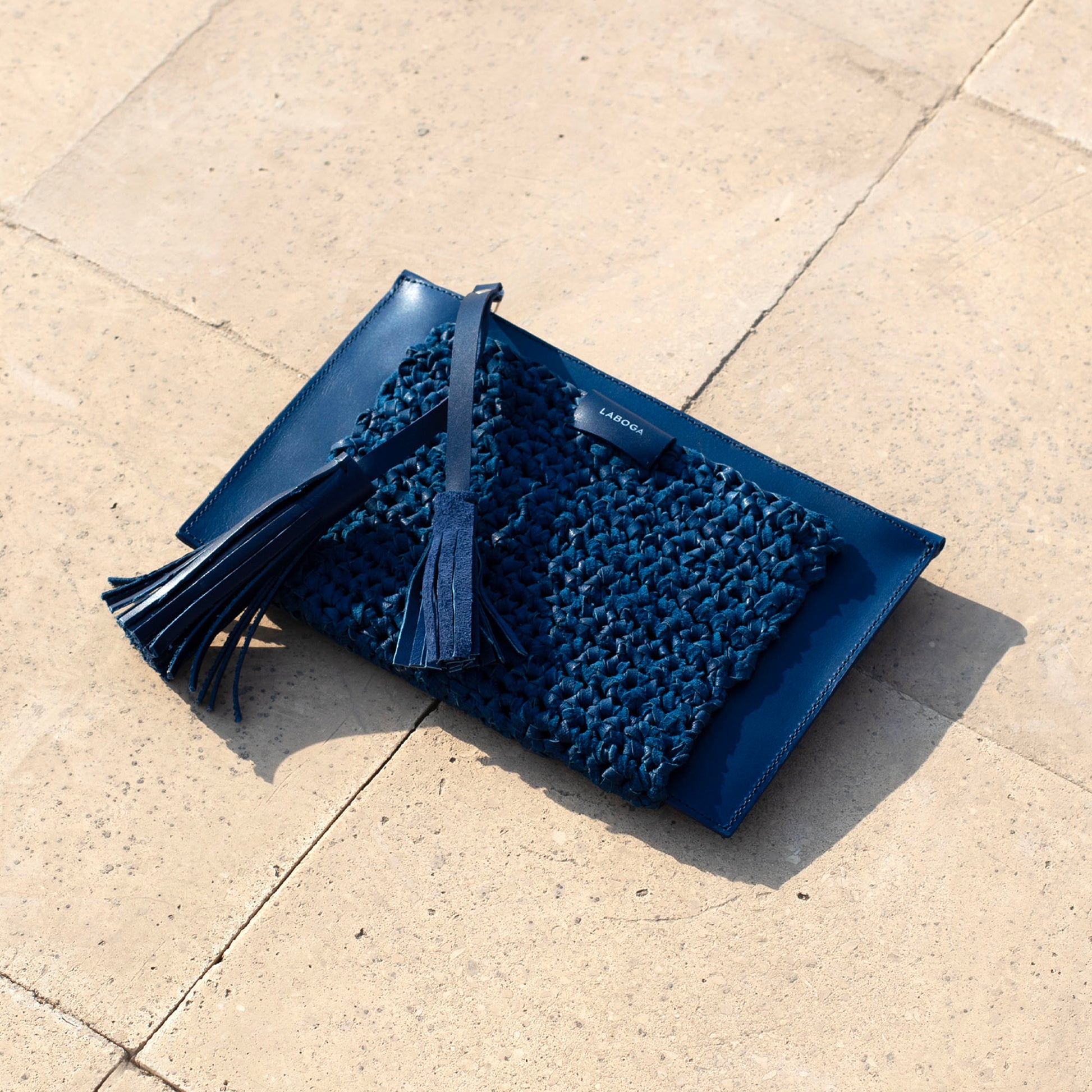 Mervat Clutch, True Blue - LABOGA