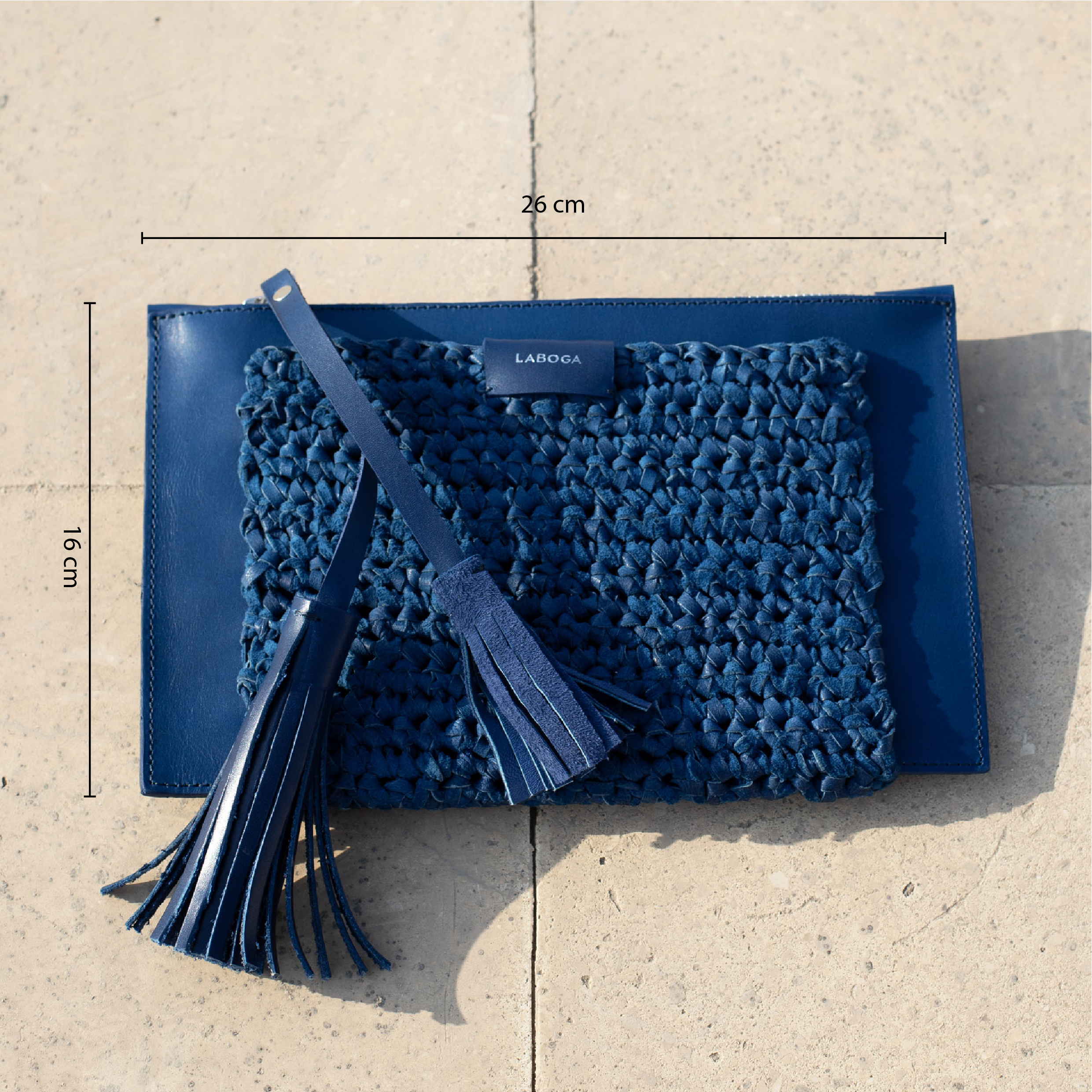 Mervat Clutch, True Blue
