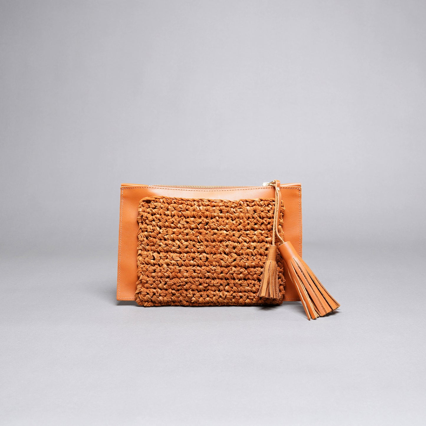 Mervat Clutch - Camel