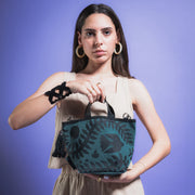 Mini Nomad, Black on Teal - LABOGA