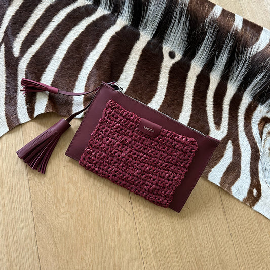 Mervat Clutch Burgundy