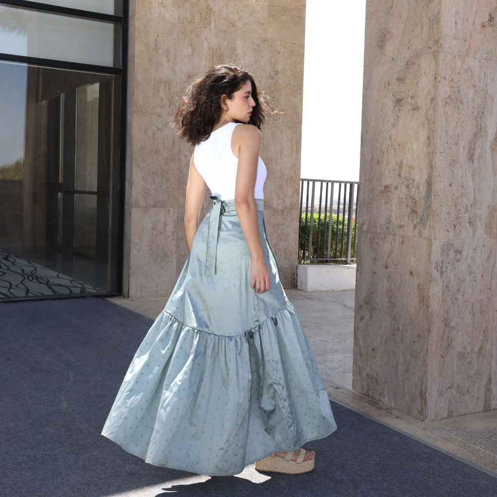 Long Frilly Skirt