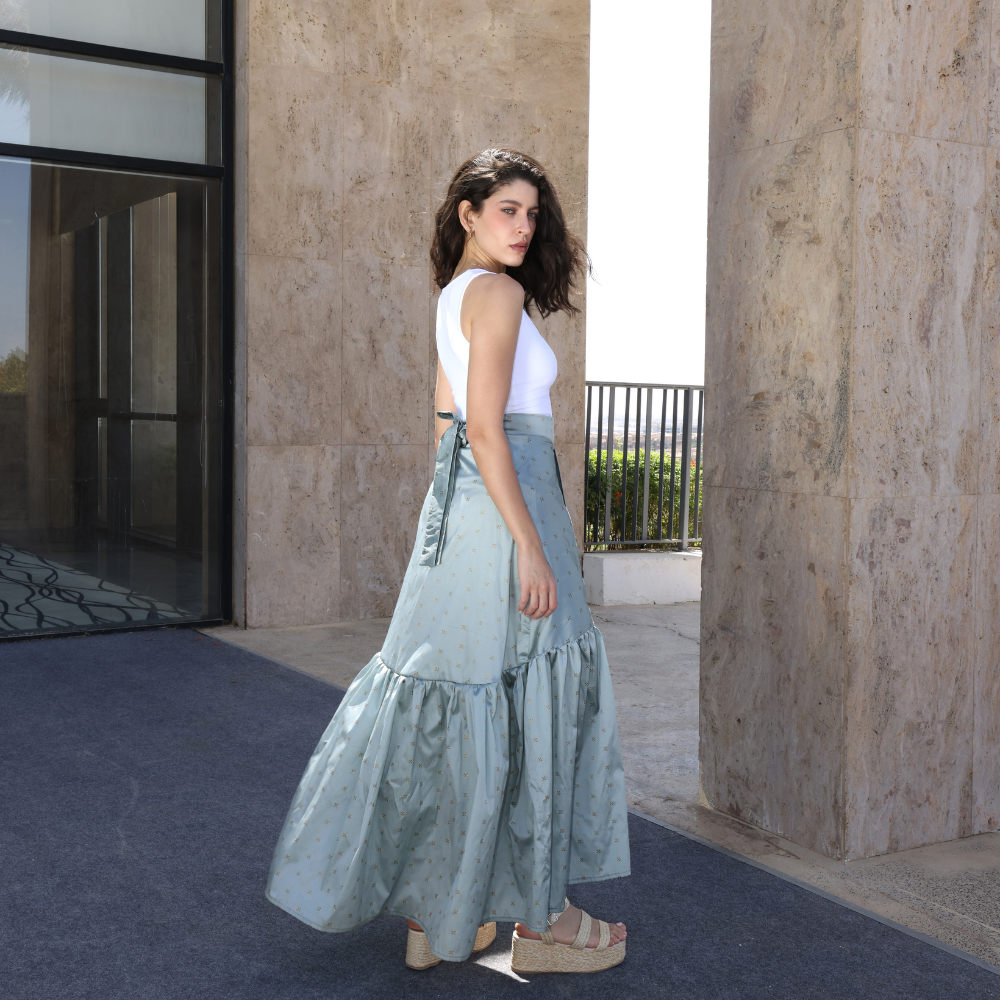 Long Frilly Skirt