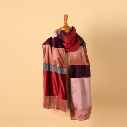 Velvet Scarf, Shades of Rose - LABOGA