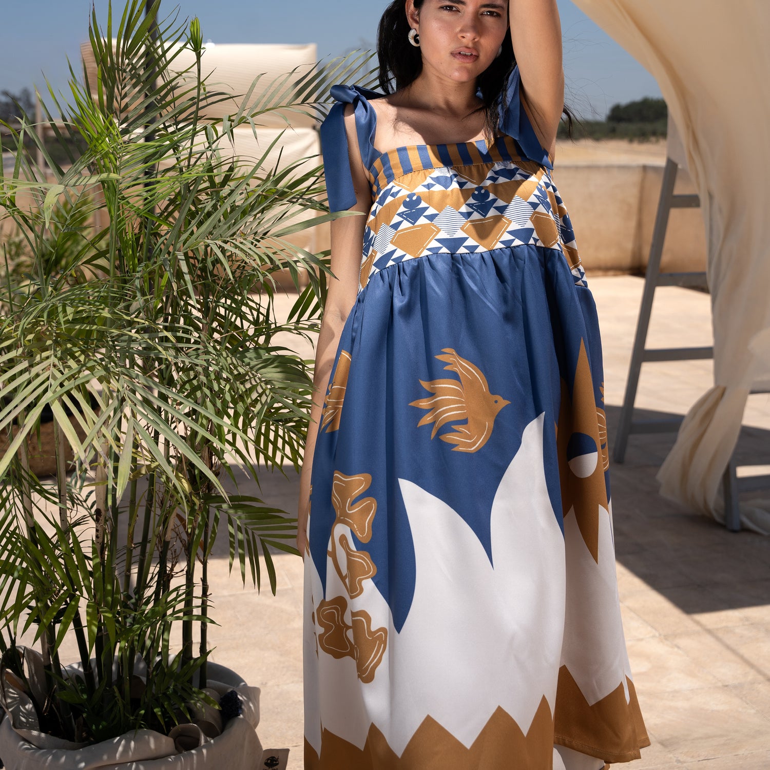 Willow Printed Dress - LABOGA