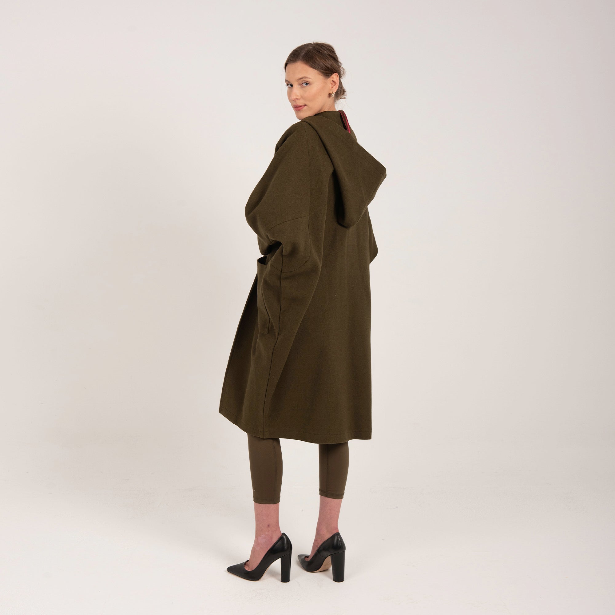 Wool Coat, Olive