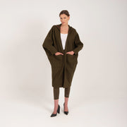 Wool Coat, Olive