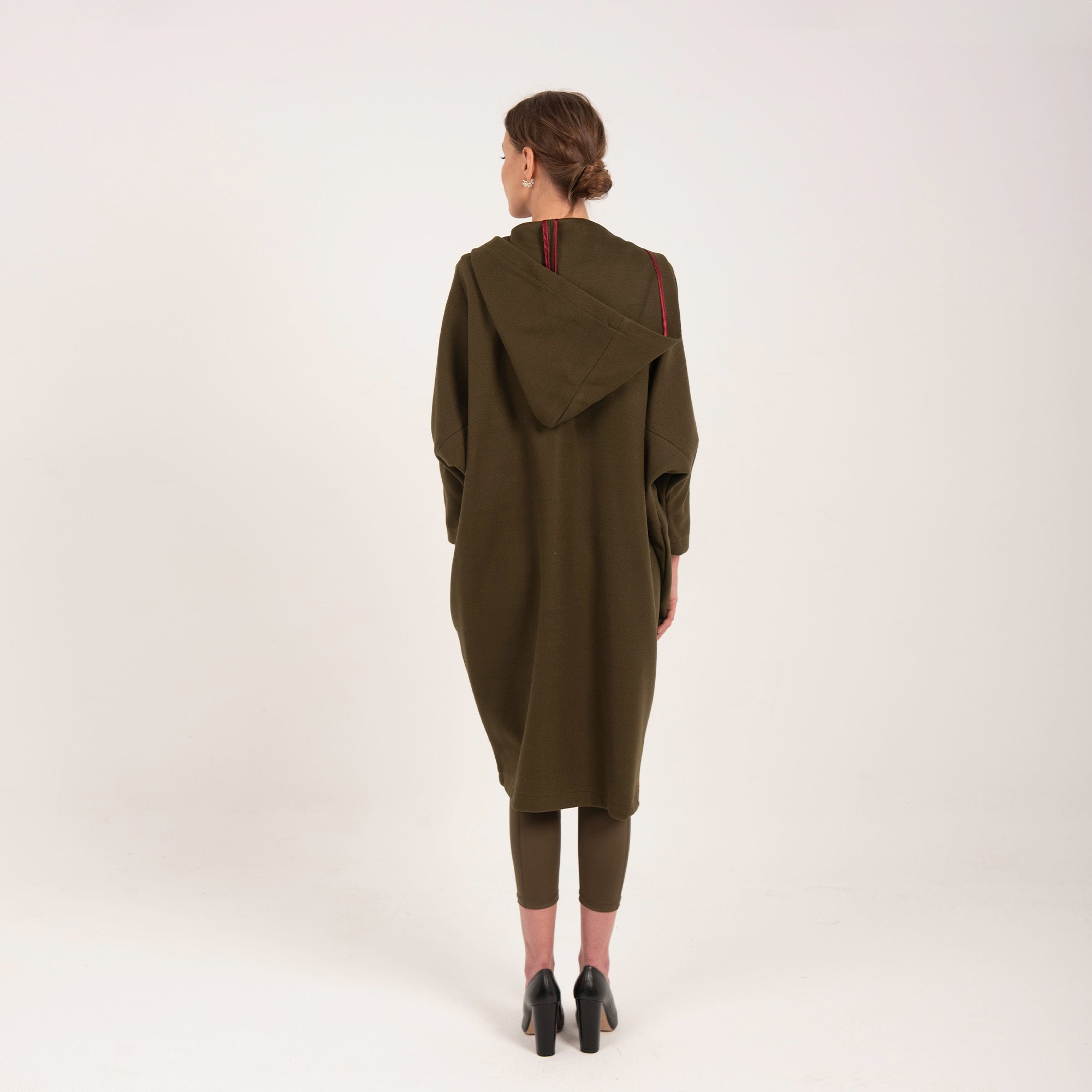Wool Coat, Olive