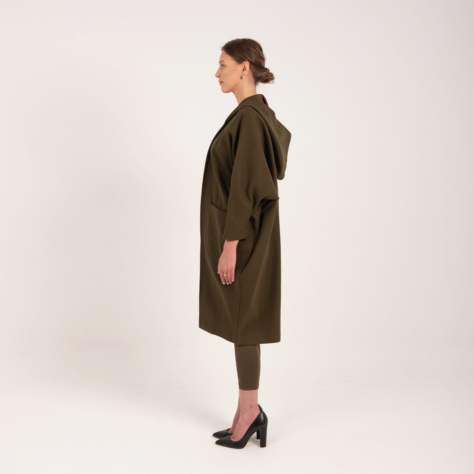 Wool Coat, Olive