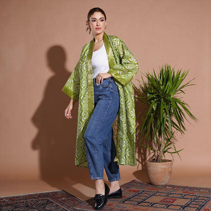 ZigZag Kimono - Bright Green - LABOGA