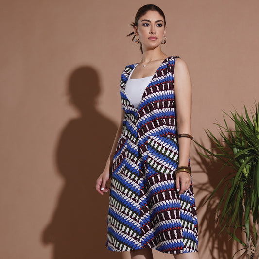 Zola Dress - Peacock - LABOGA