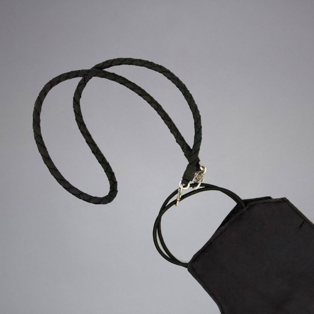 Mask Holder Necklace, black