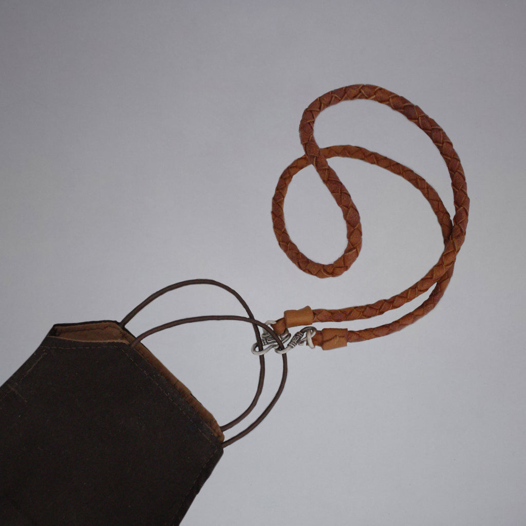 Mask Holder Necklace, Camel
